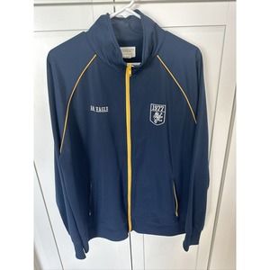 American Eagle 1977 Long Sleeve Track Jacket Men's Size XL, Navy Blue Yellow